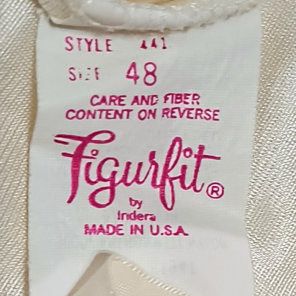 Vintage Figure Fit by Indera slip dress size 48. Made by INDERO. - Picture 3 of 5